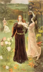 Autumn, Plate 50 from the Third Volume of Album de la Decoration, c.1900